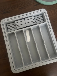 Organisateur de <span class=keywords><strong>tiroir</strong></span> de <span class=keywords><strong>cuisine</strong></span> extensible multifonctionnel et organisateur d'ustensiles avec bloc à couteaux, sélection de boîtes et de bacs de <span class=keywords><strong>rangement</strong></span> - Product Image 3