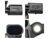 Capteur de vitesse de roue ABS arrière gauche OE WHT003857A/B/C 7L0927807B compatible avec Golf7/8/GTI/R Tiguan Touran ID.3/4/5 Audi Q2 Q3 Skoda SEAT