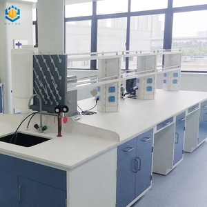 고품질 화학 의료 실험 페놀 수지 작업대 실험실 가구 장비, 싱크대가있는 실험실 섬 작업 벤치 - Product Image 3