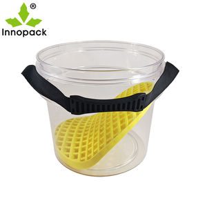 High-quality Factory Direct Sale Outdoor Water Storage <b>Bucket</b> Transparent ABS Material with <b>Lid</b> 15L Car Wash <b>Bucket</b> with Filter - Product Image 3
