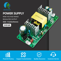 Fuente de Alimentación Conmutada de Marco Abierto de 24V 4A 96W AC a DC, Placa Desnuda SMPS para Conmutador POE, Controlador LED, Industrial OEM ODM