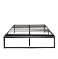 Meubles en métal 14 Pouces En Métal Plate-Forme Lit Cadre Pocket Printemps Matelas dans une Boîte