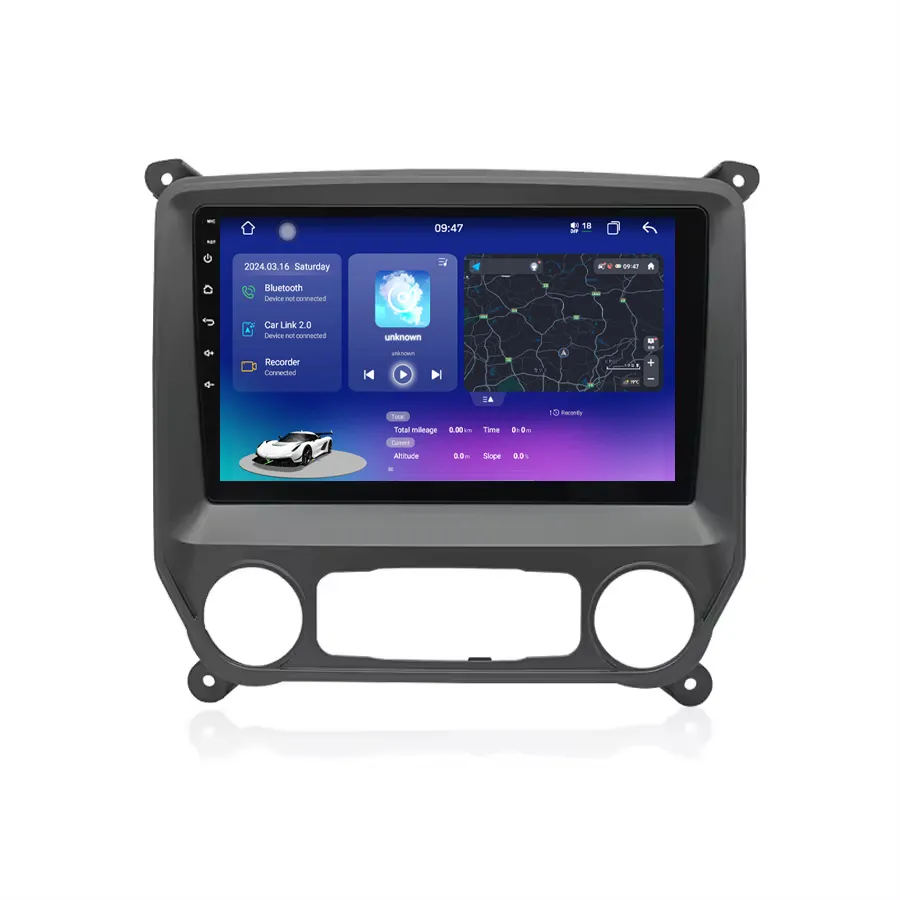 7870 Android 13 Carplay Dvd Player For Chevrolet Silverado Gmc Sierra 2014-2018 Auto Radio Swc 360 Camera Car Audio Android