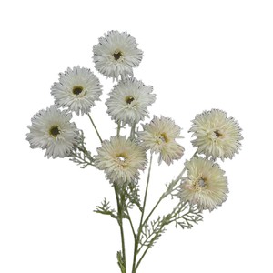 Flores de seda Junheyuan, ramas individuales de gerbera artificial, para decoración del hogar y bodas - Product Image 5