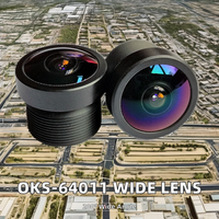 Objectif fisheye grand angle 3MP 1,1 mm M12 FOV 220 °    Étanche IP69 6G+IR pour drone, caméra de voiture et caméra de sécurité
