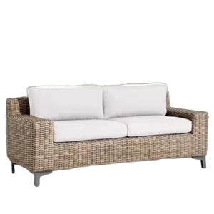 Set di Mobili <span class=keywords><strong>da</strong></span> <span class=keywords><strong>Giardino</strong></span> Impermeabili in Vimini PE Divano <span class=keywords><strong>da</strong></span> Esterno in Rattan con Telaio in Alluminio Divano Modulare Sezionale per Parco - Product Image 5