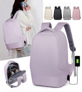 Yeni varış şık gençlik Anti hırsızlık su geçirmez naylon seyahat eğlence geri paketi USB şarj <span class=keywords><strong>Laptop</strong></span> için hırsızlığa karşı sırt çantası Unisex - Product Image 1