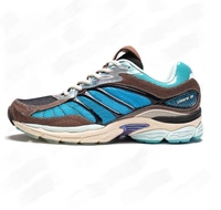 Chaussures de course Saucony ProGrid Omni 9, empeigne en cuir de vachette, maille respirante, amorti, chaussures de course élégantes pour l'entraînement au marathon