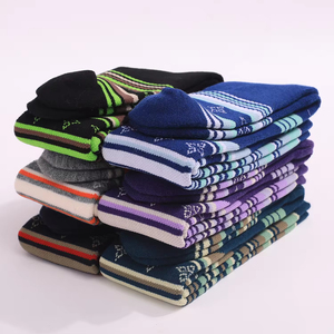 Chaussettes de ski en laine mérinos hautes jusqu'au genou, épaisses, avec semelles en tissu éponge, respirantes et anti-transpiration pour adultes et jeunes, pour la randonnée en plein air et la neige - Product Image 6