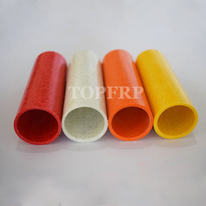 Tubo de Fibra de Vidrio de Buena Calidad, 15mm 20mm, FRP GRP, Tubo Redondo Hueco Pultruido para Puentes - Product Image 3