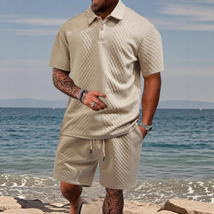 ชุดโปโลแจ็คการ์ดผู้ชาย แขนสั้น แห้งเร็ว สวมใส่สบาย เหมาะสำหรับเล่นกีฬา น้ำหนักเบา ผลิตจากผ้าโพลีเอสเตอร์ถัก สำหรับใส่พักผ่อน - Product Image 3