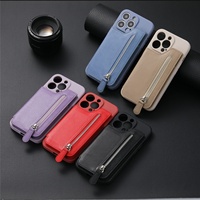 Portefeuille pour iphone 14 plus, étui multifonctionnel en cuir avec fente pour carte, pour iphone 11 12 13 xs max 7 plus