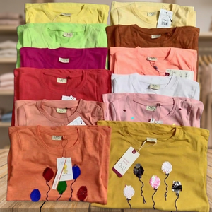 Lote de Ropa de Marca Excedente para Niños y Niñas: Camisetas sin Mangas Casuales, Transpirables y Ecológicas para Primavera - Product Image 3