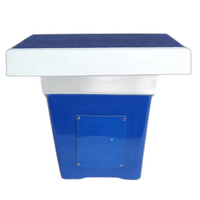 Banc de départ réglable en plastique pour la compétition et l'entraînement en piscine.