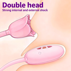 Vibrador de Doble Cabeza con Control por Aplicación, con Masaje Vibratorio para la Masturbación Sexual Femenina - Product Image 2