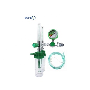 Lovtec Dubbele Stroommeter Gasdrukregelaar Dubbele Medische Zuurstofregelaar Met Masker - Product Image 4