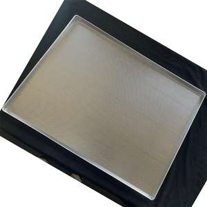 Plateau de cuisson rectangulaire <span class=keywords><strong>professionnel</strong></span> en aluminium et acier inoxydable pour boulangerie, plaque de four de qualité commerciale - Product Image 5