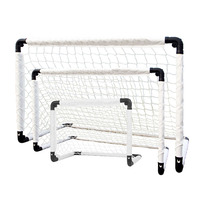 Ensemble de 2 buts de football miniatures pliables et portables avec sac de transport pour enfants et jeunes, entraînement en plein air, sports de plein air, toutes saisons