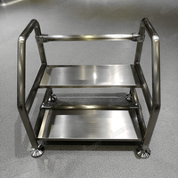 Chaise ESD en acier inoxydable pour salle blanche de laboratoire, avec chaîne de transport en laiton ESD, coussin en PU et vérification ISO