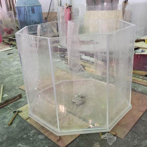 Acuario acrílico grande personalizado Túnel de plástico Acuario - Product Image 4