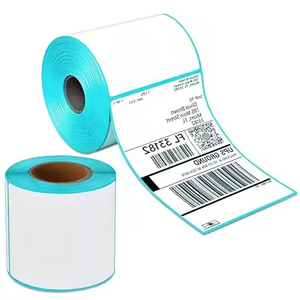 Customized 4x6 <b>Waterproof</b> Oil Resistant Scratch Resistant Logistics E-commerce Packaging Transportation Adhesive <b>Sticker</b> - Product Image 1