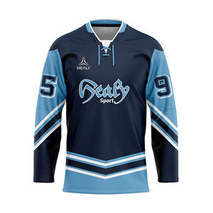 Erkek Spor Örgü Geliştirilmiş Hokey Spor Giysisi Özel Yapım İşlemeli Harfli ve Rakamlı Hokey Forması - Product Image 3