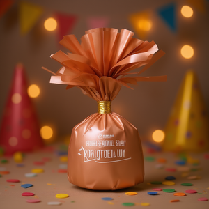 Globos de aluminio con diseño de dibujos animados en color oro rosa mate para decoración de cumpleaños - Product Image 2