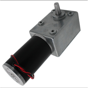 Motorreductor de CC de doble eje con engranaje helicoidal de 36 V, alto par y caja de engranajes autoblocante para procesador de residuos - Product Image 1