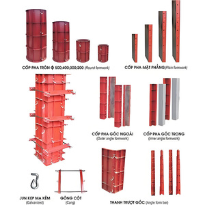 High Quality <strong>Reusable</strong> Steel Column Formwork for Building Construction Modern Design <strong>Concrete</strong> <strong>Molds</strong> Wall Formwork - Product Image 2