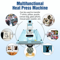 Presse à chaud magnétique à ouverture automatique 40x50cm 40x60cm avec plateau à éjection latérale 	   Machine à imprimer des t-shirts, couleur personnalisée