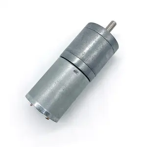 Dehe 25GA370 25mm 3V 6V 9V 12V 24V 60rpm 90rpm 150rpm bàn chải DC động cơ bánh răng cho thông minh sạch hơn