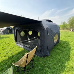Grande tente cabine en toile TC de <span class=keywords><strong>10</strong></span> mètres carrés, respirante, multi-fenêtres, gonflable, pour utilisation en <span class=keywords><strong>camping</strong></span> en plein air - Product Image 4
