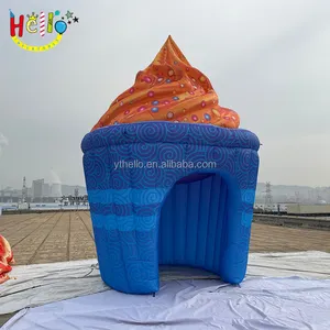 Inflatable Kiosk Pop Up Inflatable Ice Cream Kiosk Booth Tent For Advertising