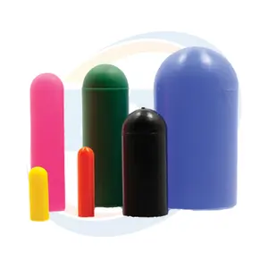 LongCheng Customized High Quality Multi Specification Silicone End Cap Soft Silicone Cap Rubber End Cap Cover