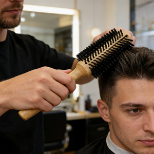 Peine <span class=keywords><strong>de</strong></span> Madera Natural Hecho a Mano <span class=keywords><strong>para</strong></span> Estilismo y Cuidado Personal Diario, Ideal <span class=keywords><strong>para</strong></span> Salones Profesionales - Product Image 2
