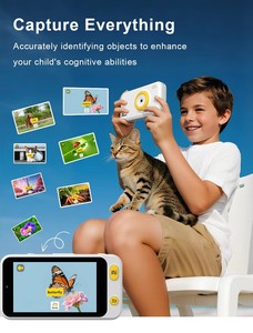 Cámara Inteligente SYTA de 4 Pulgadas HD con IA, Compatible con Tarjeta SIM 4G, Compatible con AIchat, <span class=keywords><strong>Mini</strong></span> Cámara de Bolsillo para Niños con IA CMOS y Batería Integrada - Product Image 6