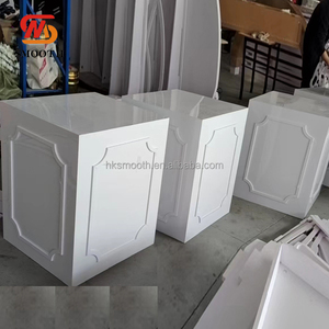 Soportes Elegantes para Tartas de PVC Blanco, Modernos, Clásicos y Sencillos, para Decoración de Bodas, Fiestas y Baby Showers - Product Image 3