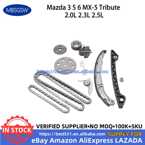 MBSGSW Steuerketten satz VVT Nockenwellen rad antrieb für Mazda <span class=keywords><strong>3</strong></span> 5 6 MX-5 Tribute <span class=keywords><strong>2</strong></span>.0L <span class=keywords><strong>2</strong></span>.3L <span class=keywords><strong>2</strong></span>.5L L4 Kein Turbo L305-12-614 - Product Image 4
