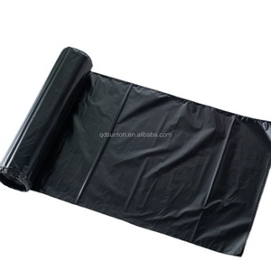 Sac poubelle biodégradable écologique personnalisé, thermoscellable, à soufflet, pour usage industriel avec poignée thermoscellée - Product Image 2