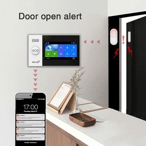Venta caliente pantalla táctil de 4,3 pulgadas WiFi 4G GSM sistema de seguridad de alarma para el hogar con Tuya Smart APP Control PST-WG107T-4G - Product Image 6