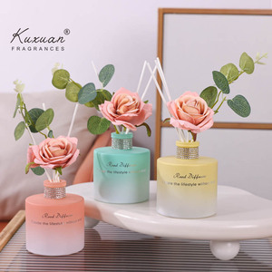 20ml Decorative Glass <strong>for</strong> <strong>Reed</strong> <strong>Diffuser</strong> Bottle New Fragrance Flower Aromatherapy <strong>for</strong> Home Use Rose <strong>for</strong> <strong>Reed</strong> <strong>Diffuser</strong> - Product Image 1