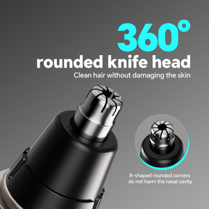 Kit DE ASEO Cuatro en Uno recargable para <span class=keywords><strong>patillas</strong></span> de <span class=keywords><strong>nariz</strong></span>, cejas, recorte de pelo de oreja para uso doméstico en garaje - Product Image 3