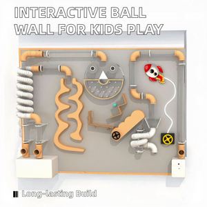 Mur de balles interactif pour aire de jeux intérieure, nouveau produit pour les écoles, les centres commerciaux, piscine à balles pour enfants, équipement de jeux souples - Product Image 2