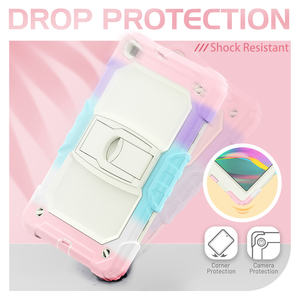 Custodia per <span class=keywords><strong>Tablet</strong></span> per <span class=keywords><strong>Samsung</strong></span> Galaxy <span class=keywords><strong>Tab</strong></span> <span class=keywords><strong>A</strong></span> 8.0 2019 custodia per <span class=keywords><strong>Tablet</strong></span> in Silicone arcobaleno custodia antiurto per cavalletto - Product Image 3