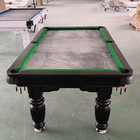 Table de billard d'intérieur à prix d'usine, 7ft 8ft, avec retour de balles, pour club ou usage domestique