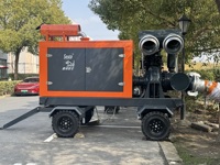 Camion pompe de drainage mobile diesel 280 CV à auto-amorçage sous vide poussé, à haut débit et à commande entièrement automatique pour l'industrie agroalimentaire