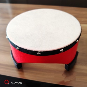 Wholesale 6 Inch 15 cm Wooden Hand Held <b>Drum</b> Percussion Instrument Musical <b>Drums</b> Early Educational Rhythm <b>Drum</b> for Children - Product Image 3