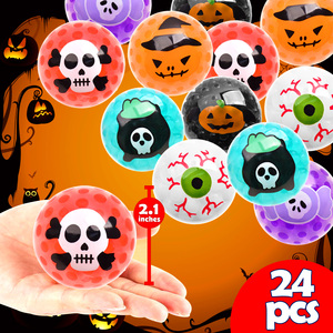High Quality Festival Halloween Pumpkin Skull Head <b>Bead</b>-Release Ball Squeeze Toys Party Gifts Fidget Toys for Kids - Product Image 4