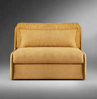 Canapé-lit extensible haut de gamme pour petit appartement avec matelas, pliable pour salon, balcon, canapé