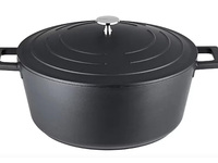 Ensemble de casseroles de 24 cm, casserole antiadhésive en aluminium moulé sous pression émaillé, casseroles et poêles multifonctions, faitout néerlandais
